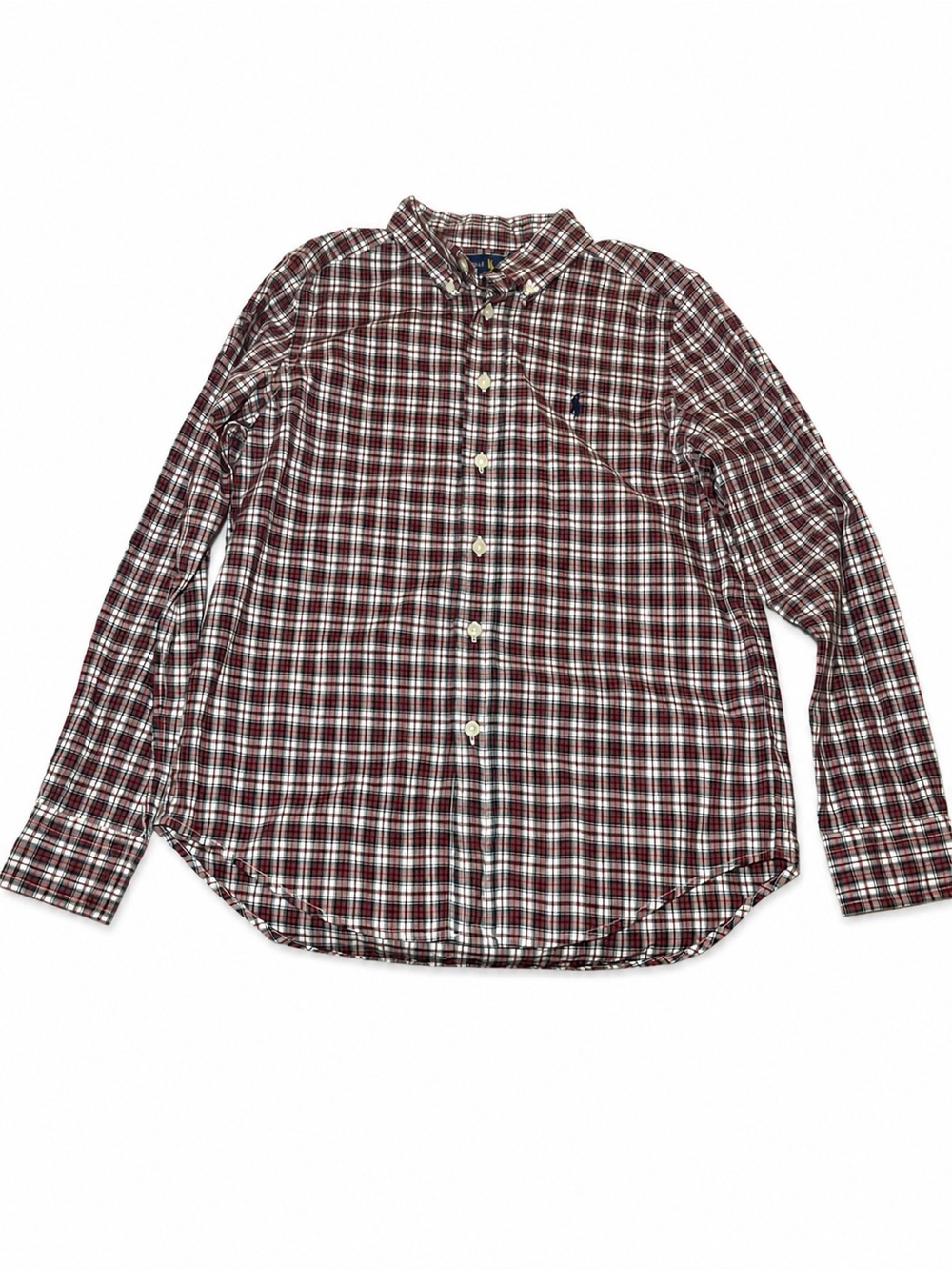 Polo by Ralph Lauren Boy’s Red Plaid Button-Down Shirt